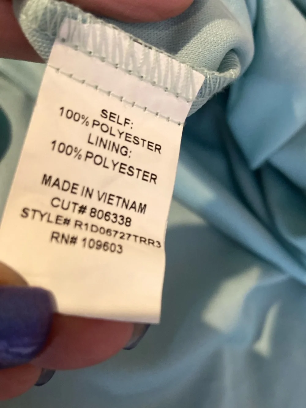 Rabbit Rabbit Rabbit Designs~Airy~Patchwork~Semi-Sheer Overlay~Dress~Size 10 - Picture 14 of 15